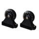thumbnail image 2 of Ruedas Niveladoras De Escalera De 2 Piezas, Ruedas De Barra De Equilibrio De Escalera Negras Para Estantes, 2 of 4