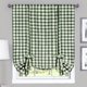 thumbnail image 1 of Cortina de ventana ACHIM Buffalo Check Tieup, 107 x 160 cm, color salvia y marfil, 1 of 6