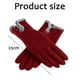 thumbnail image 4 of Guantes de invierno con dedos táctiles para mujer, guantes de invierno para exteriores, guantes de polar cálidos y antirreflectantes con pantalla táctil, guantes de invierno para mujer, guantes cálido, 4 of 5