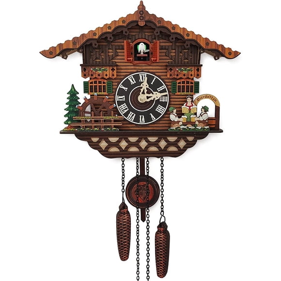 Reloj de cuco JOONIEHOUSE Tradicional de la Selva Negra con péndulo