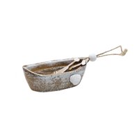 Bothyi - Barco Adornos Hogar Estatua Escritorio Modelo Decoración Librería Decoración Vintage Estatua C