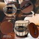 thumbnail image 4 of Soporte de filtro de café Yangbaga para 8-12 tazas con tapa de madera, negro, 4 of 8