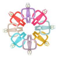 Genérico - Set 3 Mordedor Diseño Leon Silicona Alivio Bebe Lau