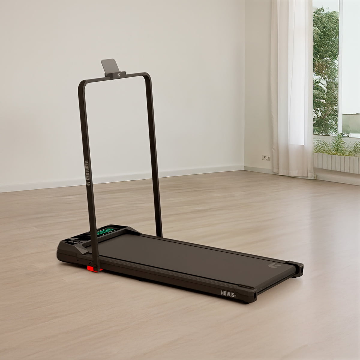 Trotadora Electrica 10km/h 2hp Walking Fitness Caminadora Negro