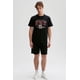 thumbnail image 4 of Polera Hombre Print Posicional Negro / Rojo, 4 of 4