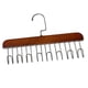thumbnail image 1 of Perchero De Madera Para Corbatas, Duradero, Ahorra Espacio Con 8 Ganchos Para Bufandas, Sombreros, Camisetas Sin Mangas, Color Marrón Oscuro, 1 of 5