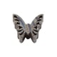 thumbnail image 5 of Cuentas De Paracaídas Sólidas Cuchillo Cremallera Tirador Pulsera Dijes De Bricolaje Mariposa Plata, 5 of 5