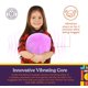 thumbnail image 3 of Almohada con forma de bola vibratoria, suministros especiales para terapia sensorial, color morado, 3 of 9