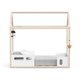 thumbnail image 2 of Mini Cama Casita Liv Blanco Natural, 2 of 6