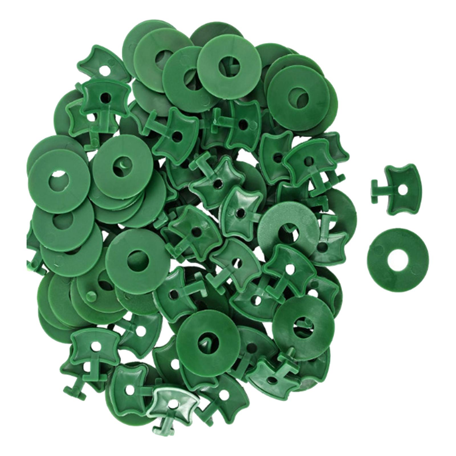 Ioensy - Juego De Arandelas De Plástico Para Invernadero 200X Abrazadera Giratoria Para Red A Prueba De Pájaros