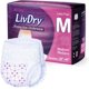 thumbnail image 1 of Pañales para adultos Livdry M para mujer Overnight 16, tamaño mediano, 1 of 8