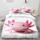 thumbnail image 1 of Hexagonal Dinosaur Print Duvet Cover Set Themed Bedding Three-Piece Set Soft and Comfortable for All Seasons, 1 of 1