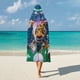 thumbnail image 5 of Zayu Manta Capa con Capucha Anti-Bolitas, Manta de Lana Ártica Suave, Manta Portátil de Felpa Ligera y Lujosa, Poncho para Siesta en Casa y Oficina,100*130cm, 5 of 6