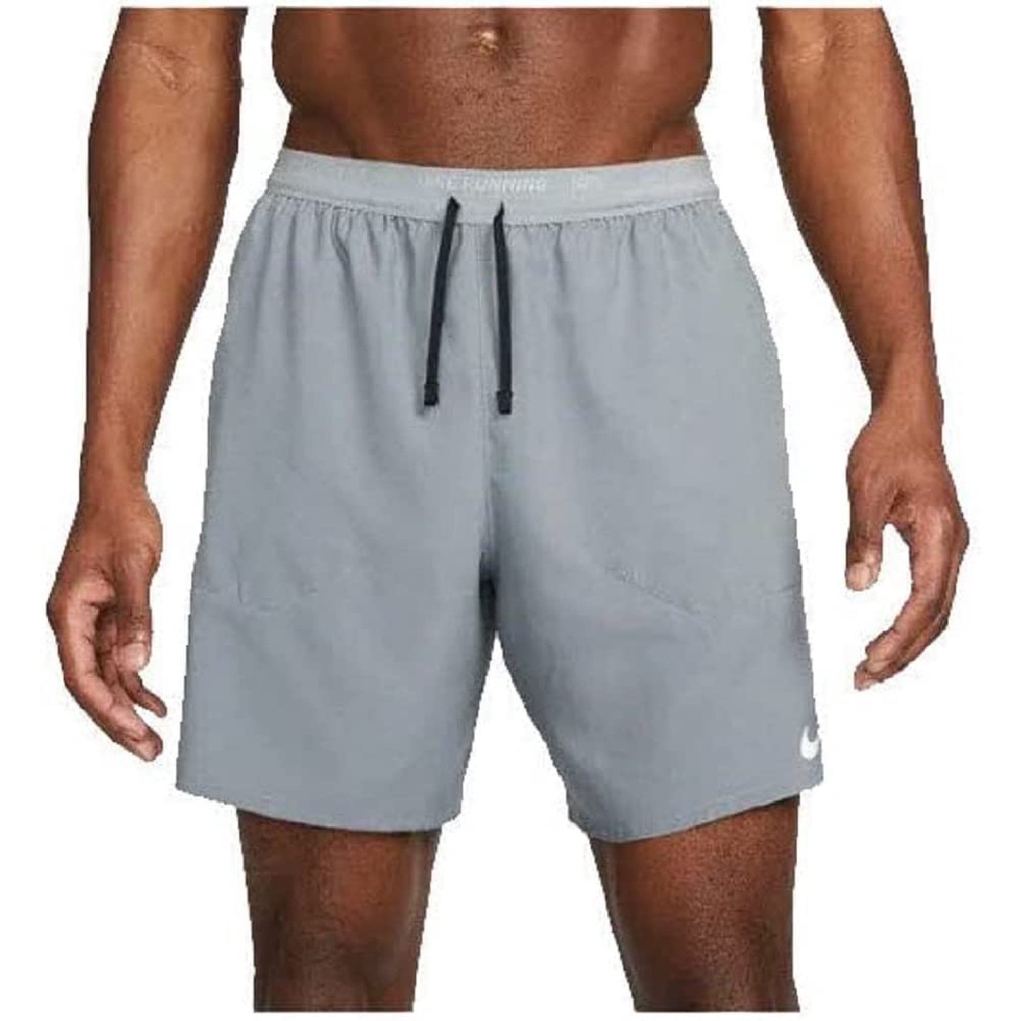 Shorts Nike Dri-fit Stride 2 En 1 De 7" Talla Grande Gris