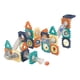 thumbnail image 2 of Building Block Marble Run Toy Constructions Maze Block Toy Para Preescolar 66pcs, 2 of 5