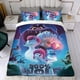 thumbnail image 4 of 200% Lobo Conjunto de sábanas temático, trío de piezas, cómodo y amigable con la piel, diseño único, regalo de decoración para el hogar para familiares, amigos y fans,140cm *210cm, 4 of 6