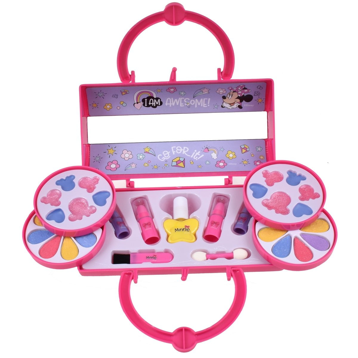 Maquillaje Infantil En Cartera Tubular Minnie