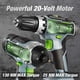 thumbnail image 2 of Kit Taladro Inalámbrico Workpro 20 V Taladro/Destornillador de Impacto, 2 of 3