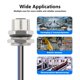 thumbnail image 3 of Cable conector Hamadap M12 de 4 pines IP67 impermeable, 16 mm, 3 of 9