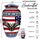 thumbnail image 4 of Juego de urnas crematorias AMERICURN con bandera estadounidense para adultos con recuerdos, 4 of 8