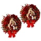 thumbnail image 5 of 2 Piezas Guirnalda De Navidad Decoración De La Pared De La Puerta Ornamento De Navidad Guirnalda De La Sagrada Familia, 5 of 5