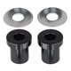 thumbnail image 5 of 2 Piezas De Bujes Elevadores De Manillar Para Harley Davidson Flde Deluxe 107 Negro, 5 of 5