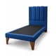 thumbnail image 3 of Cama 1,5 plaza Milano + Respaldo 1,5P Milano Azul, 3 of 4