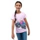 thumbnail image 2 of Camiseta Monster Jam Rose Sparkle Smash talla 7-8, 2 of 7