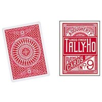 Cartas De Juego Tally-Ho Circle Back Rojo De Us Playing Card Co.