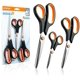 thumbnail image 1 of Tijeras VEESA Pack de 3 22 cm/19 cm/14 cm Titanio, 1 of 7