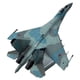 thumbnail image 5 of Metal 1/100 Sukhoi SU-35 Avión De Combate Modelo Ruso Para Estante Decoración Del Hogar, 5 of 5