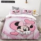 thumbnail image 1 of Pink Minnie Duvet Cover Girl Bedding Set for Teens Boy Girls Birthday Gifts Princess Style Bedroom Decoration Full Size Single Bed Sheets, 1 of 5