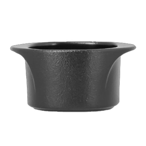 Rak Porcelain - Plato Cuadrado Hondo Negro 9.5Cm Neofusion Rak