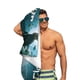thumbnail image 5 of Flow Toalla de playa de secado rápido con diseño temático, regalo para mujeres y niñas, ideal para cumpleaños, fans, amantes de la música, uso en la playa o al aire libre, 78 × 160 cm, 5 of 6