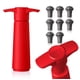 thumbnail image 1 of Bomba Wine Saver Vacu Vin roja con tapón de vacío, 8 tapones, 1 of 7