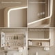 thumbnail image 4 of Botiquín Baño Hecho Por Panel Alumunio Con Luz Y Antivaho A Beige, 4 of 8