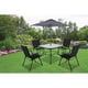 thumbnail image 2 of Juego Terraza 4 Sillas Mesa y Quitasol Negro, 2 of 6