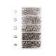 thumbnail image 5 of 200 Uds Anillos Partidos De Pesca Resistentes Para Equipo De Pesca Agua Dulce Agua Salada Círculo Ovalado, 5 of 5