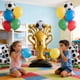 thumbnail image 5 of Set De Globos De Fútbol De 150 Cm Con Tro De 98 Cm Y Balones, 5 of 7