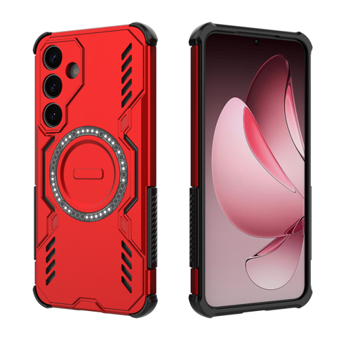 Funda Foxdock Para Samsung Galaxy S25 Plus , Magnética, Resistente A Golpes, Con Soporte, Unisex, Carga Inalámbrica