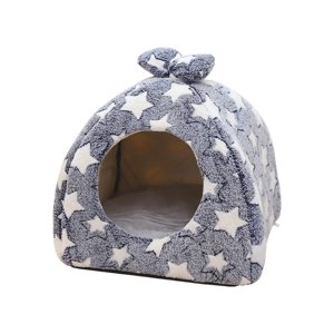 Ioensy - Gatitos De Felpa Suave Cama Para Gatos Casa Para Mascotas Casa Versátil Construcción Robusta Tamaño S