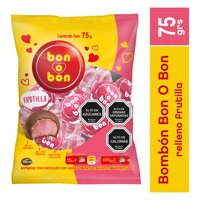 Bombón Bon O Bon Frutilla 75 G Arcor