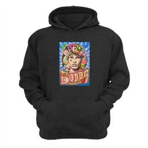 Genérico - Polerón Canguro The Doors Gris Oscuro Talla Xs Unisex
