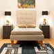 thumbnail image 1 of Base Con Respaldo De Plaza Beige Lino, 1 of 3