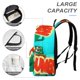 thumbnail image 4 of El Show de Gumby-theme Backpack, Campus style schoolbag Bookbag with Adjustable Shoulder Straps And Large Zip Compartment, Unisex Travel Bags.42x30x15cm, 4 of 6
