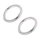 thumbnail image 1 of 2x Boat Marine 304 Acero Inoxidable Pulido O Ring Soldado Liso 10x80mm, 1 of 5