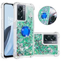 Foxdock - Funda Para Oneplus Nord N300 Con Brillo Líquido, Protección Completa Y Soporte De Anillo Giratorio