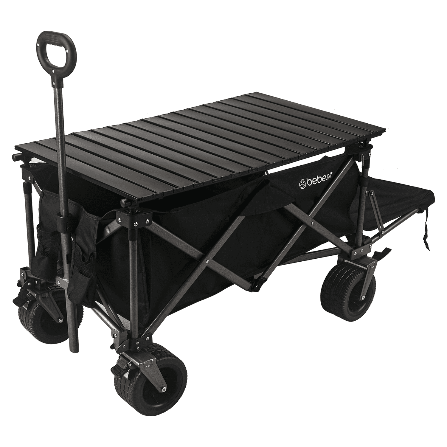 Bebesit - Carro De Arrastre 3 En 1 Outdoor Negro
