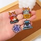thumbnail image 3 of set pines broches adorables diablitos Miu Satan baphomet bab, 3 of 4