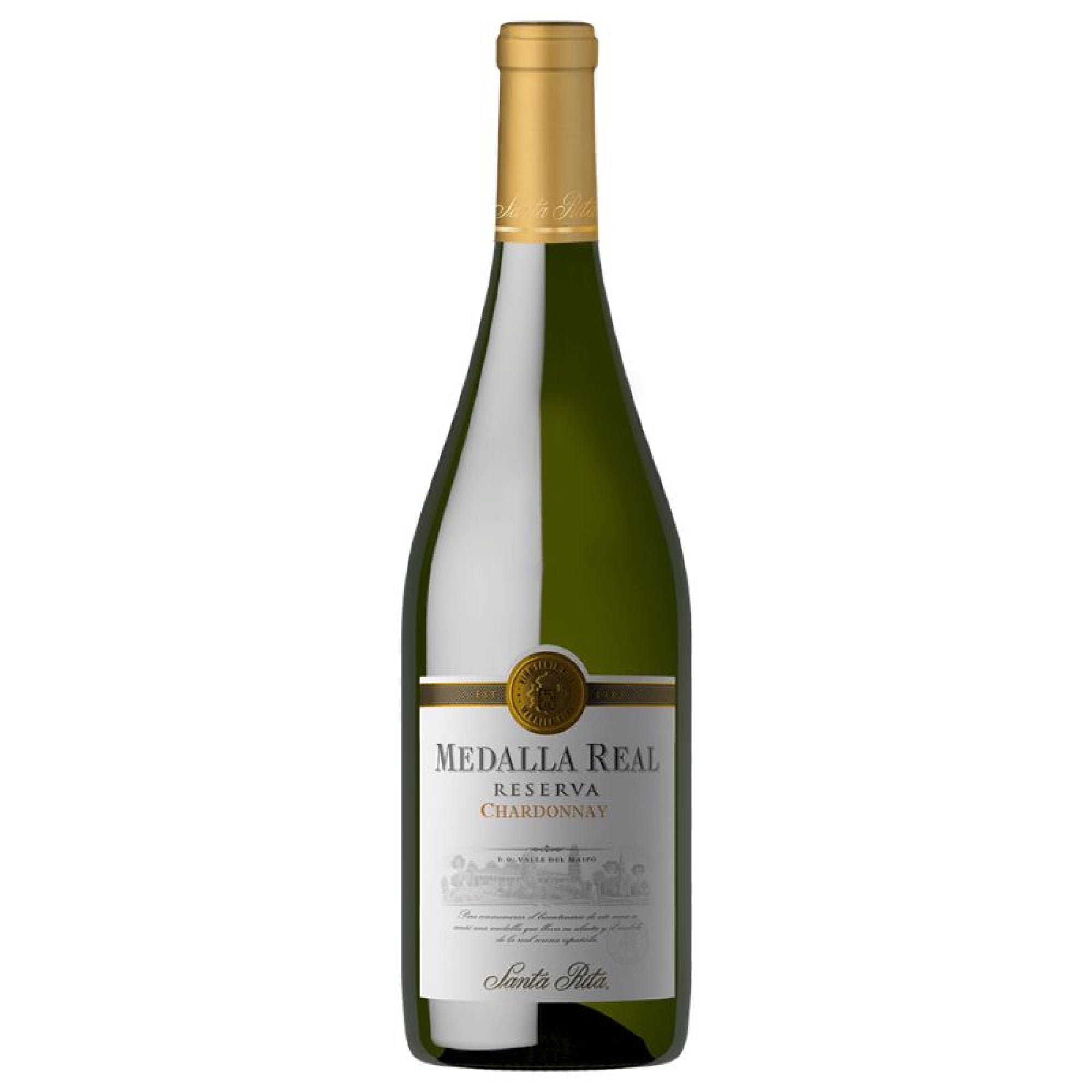 Vino Blanco Medalla Real Reserva Chardonnay Botella